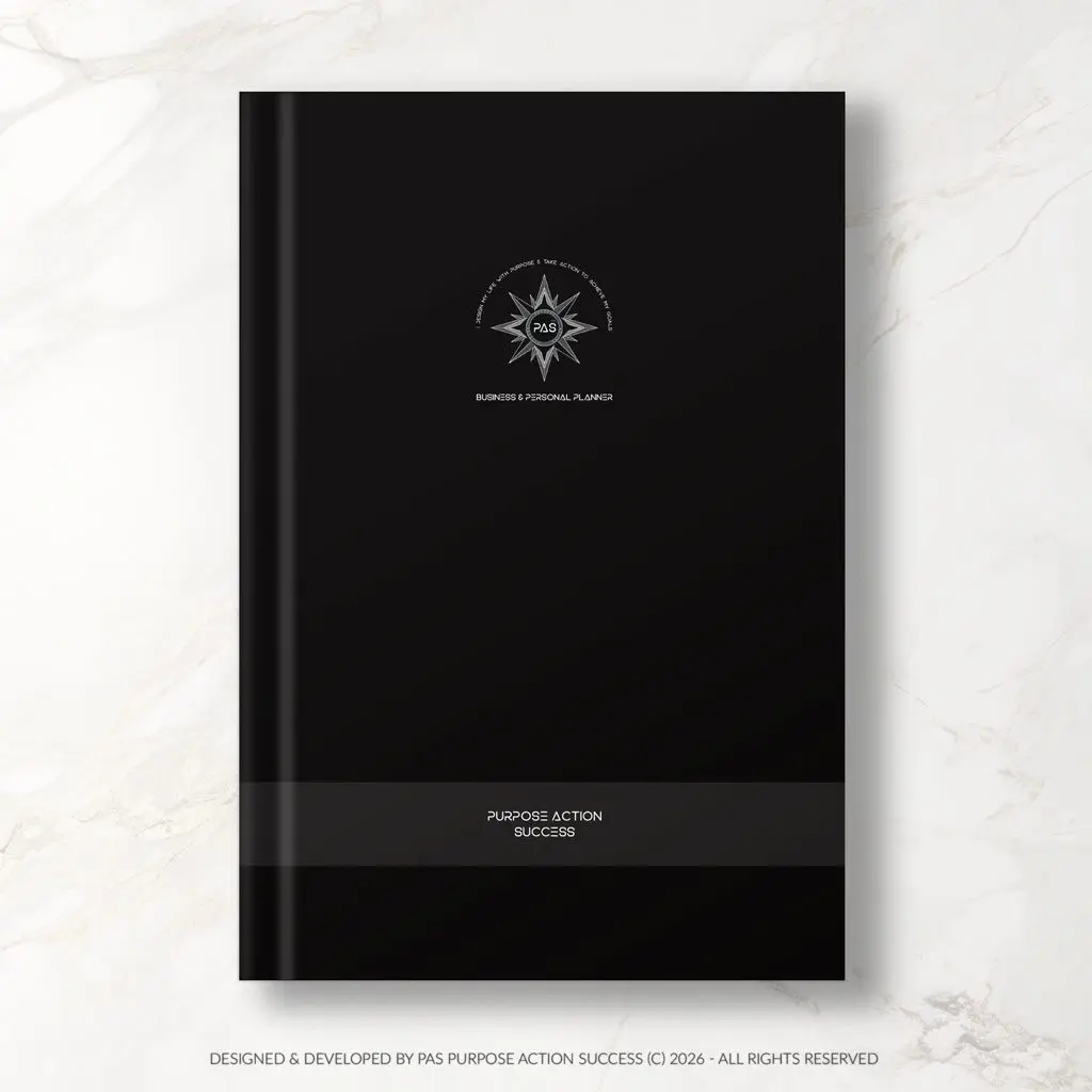 2027 PAS Planner | PAS Diary 2027 | Purpose Action Success Planner | All in One Planner | Big Planner | Business Planner | Business Diary
