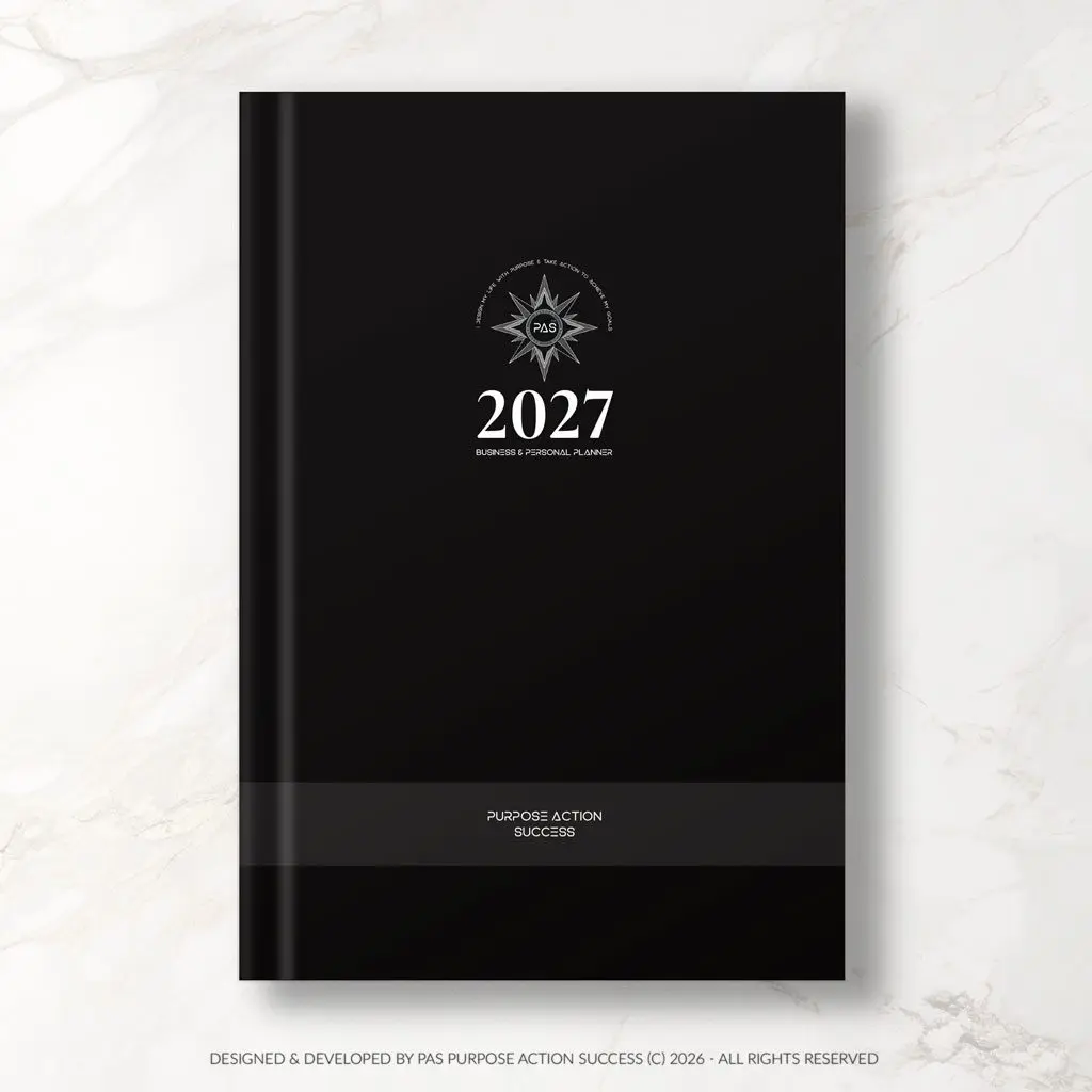 2027 PAS Planner | PAS Diary 2027 | Purpose Action Success Planner | All in One Planner | Big Planner | Business Planner | Business Diary