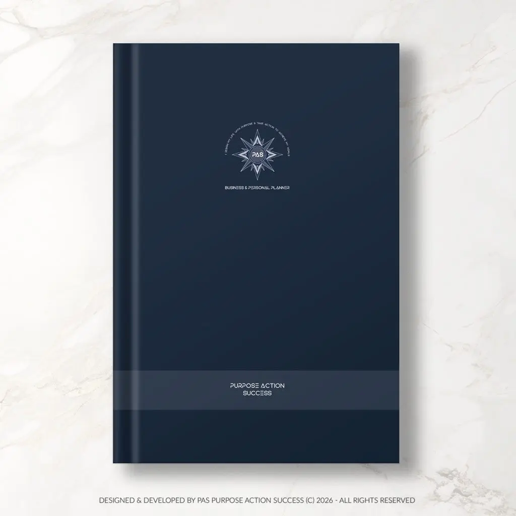 Blue 2027 PAS Planner | PAS Diary 2027 | Purpose Action Success Planner | All in One Planner | Big Planner | Business Planner | Business Diary