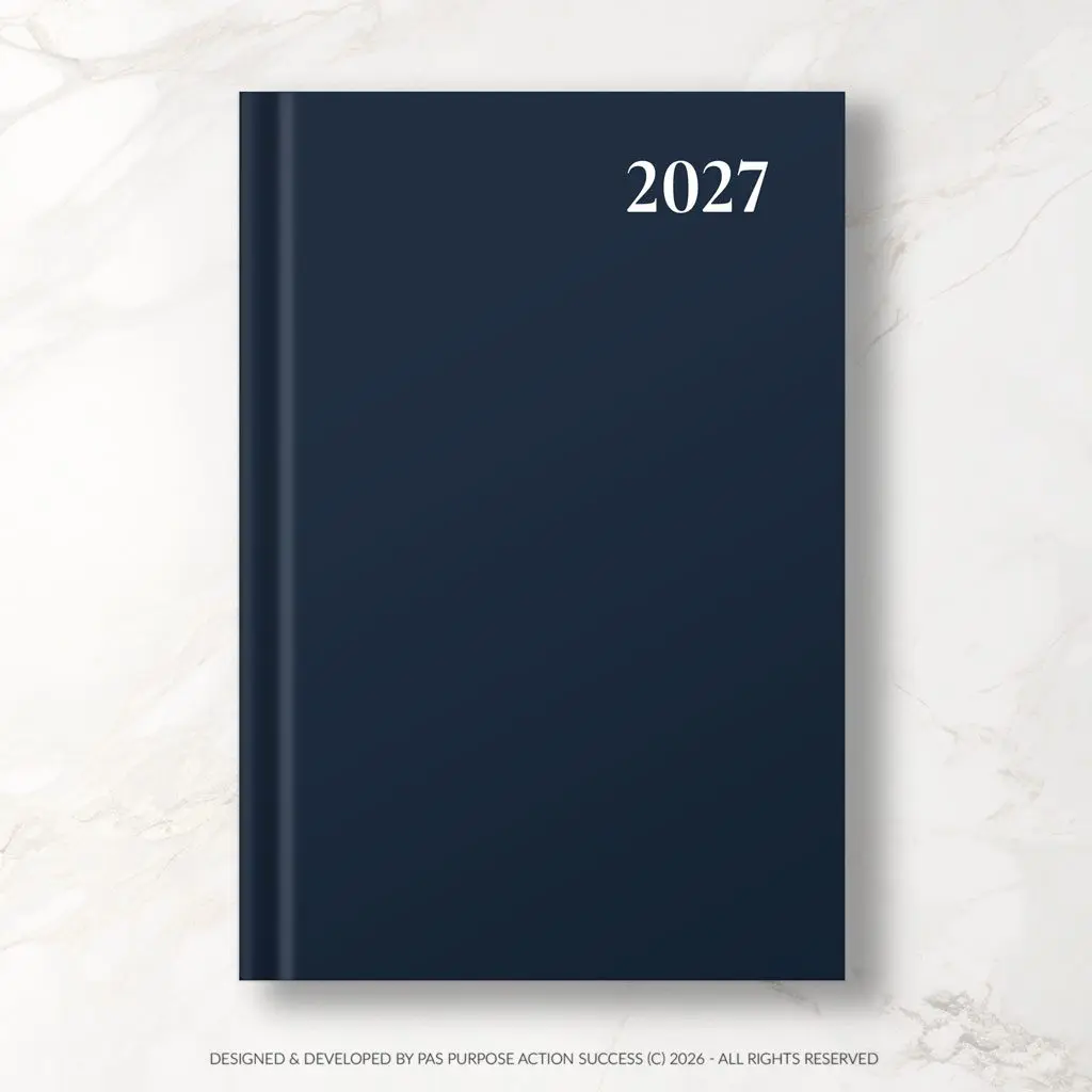 Blue 2027 PAS Planner | PAS Diary 2027 | Purpose Action Success Planner | All in One Planner | Big Planner | Business Planner | Business Diary