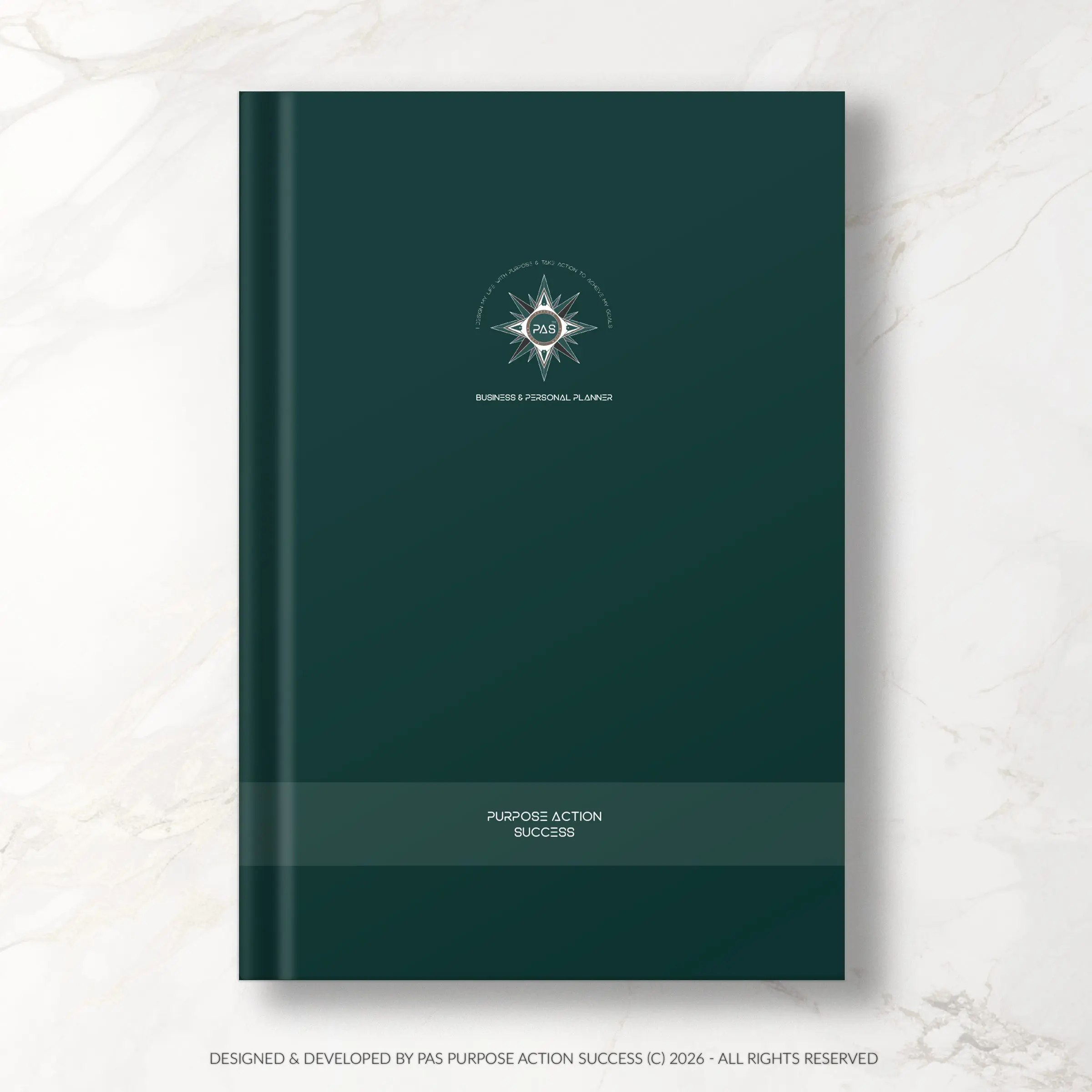 Green 2027 PAS Planner | PAS Diary 2027 | Purpose Action Success Planner | All in One Planner | Big Planner | Business Planner | Business Diary