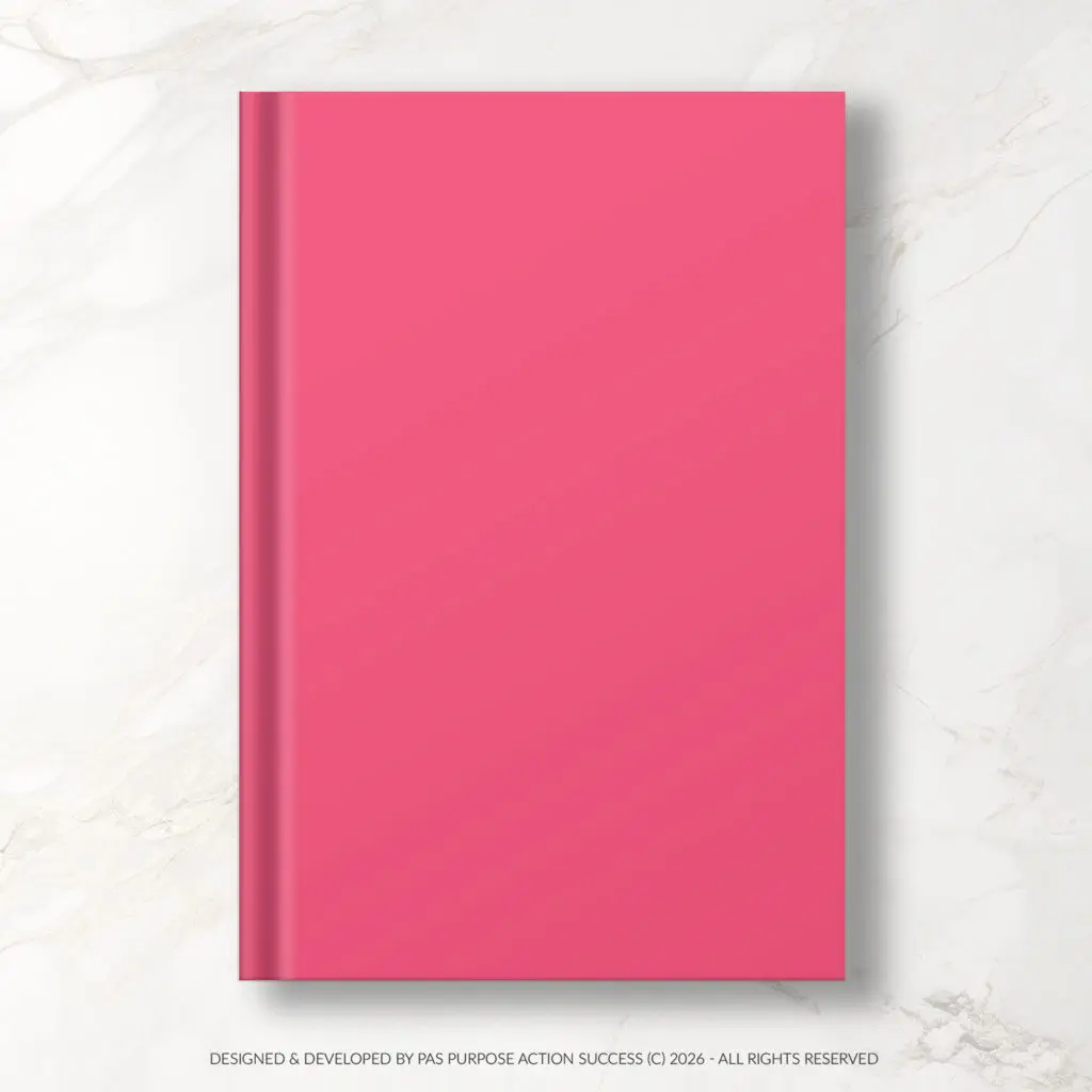 Pink 2027 PAS Planner | PAS Diary 2027 | Purpose Action Success Planner | All in One Planner | Big Planner | Business Planner | Business Diary