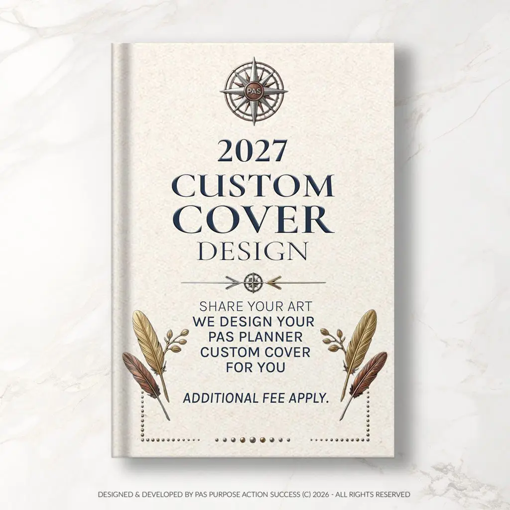 PAS Planner 2027 with Custom Cover | PAS Diary 2027 with Custom Cover Design