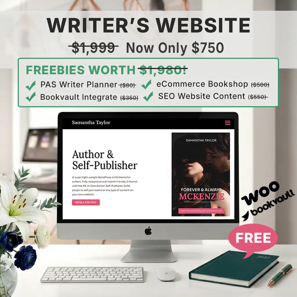 Author Website Design Service: eCommerce Bookshop, Bookvault POD Integration (2 Pages) Lulu print integration into WordPress website, bookvault api print integration into wordpress website